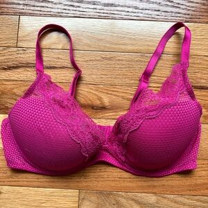 Pink Lace Women's Bra